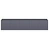 Stylish Anthracite Planter 200x40x40 cm - Durable Steel