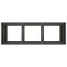 Stylish Black Planter 120x40x80 cm - Cold-Rolled Steel