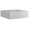 Stylish Galvanised Steel Planter 100x100x30 cm for Outdoor Spaces