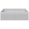 Stylish Galvanised Steel Planter 100x100x30 cm for Outdoor Spaces