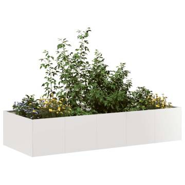 Stylish Stainless Steel Planter 200x80x40 cm - Durable Design