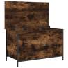 Storage Bench Smoked Oak 80x42.5x50 cm - Stylish & Functional