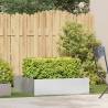 Stylish 100x100x30 cm Stainless Steel Planter for Outdoor Spaces