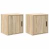  Garage Wall Cabinets 2 pcs Sonoma Oak Engineered Wood Colour sonoma oak Size 40 x 30 x 41 cm Quantity in Package 2 