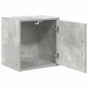 Garage Wall Cabinets - 2 pcs Concrete Grey Engineered Wood