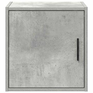 Garage Wall Cabinets - 2 pcs Concrete Grey Engineered Wood