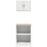 Garage Cabinets 2 pcs - White Engineered Wood | HipoMarket UK