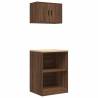  Garage Cabinets 2 pcs Brown Oak Engineered Wood Colour brown oak Size 60 x 51 x 85 cm Quantity in Package 1 Model 2 shelves 