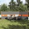 Camping Windbreak Grey & Orange 490x123 cm - Waterproof