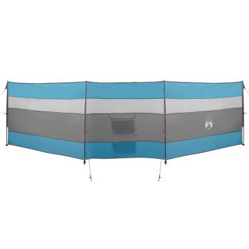 Camping Windbreak Blue 508x130 cm - Waterproof & Portable