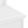 Hall Tree SANDENS White 45x40x159.5 cm - Stylish Storage Solution