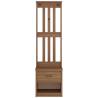 Stylish Hall Tree SANDENS 45x40x159.5 cm Solid Wood Pine