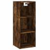 Stylish Highboard in Smoked Oak - 34.5x34x180 cm | Hipo Market