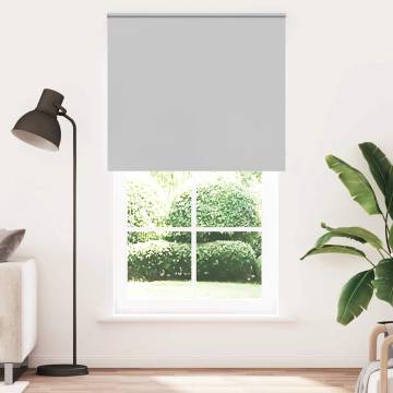 Light Grey Roller Blind Blackout 125x230 cm - HipoMarket