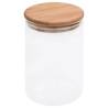 Storage Glass Jars with Bamboo Lid - 4 pcs 800 ml | HipoMarket