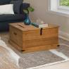  Storage Chest HALDEN 91x91x47 cm Solid Wood Pine Colour natural Quantity in Package 1 