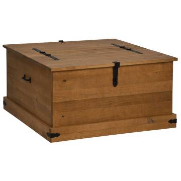 Storage Chest HALDEN - Solid Wood Pine 91x91x47 cm