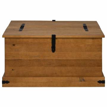 Storage Chest HALDEN - Solid Wood Pine 91x91x47 cm