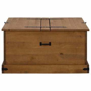 Storage Chest HALDEN - Solid Wood Pine 91x91x47 cm