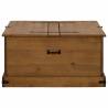 Storage Chest HALDEN - Solid Wood Pine 91x91x47 cm