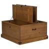 Storage Chest HALDEN - Solid Wood Pine 91x91x47 cm