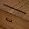 Storage Chest HALDEN - Solid Wood Pine 91x91x47 cm