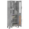 Stylish Highboard Concrete Grey | 69.5x34x180 cm | Hipomarket