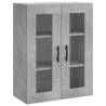 Stylish Highboard Concrete Grey | 69.5x34x180 cm | Hipomarket