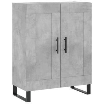 Stylish Highboard Concrete Grey | 69.5x34x180 cm | Hipomarket