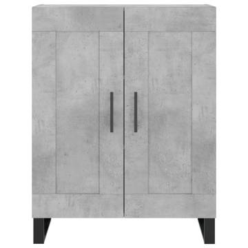 Stylish Highboard Concrete Grey | 69.5x34x180 cm | Hipomarket