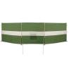 Camping Windbreak Green 490x123 cm | Waterproof & Portable