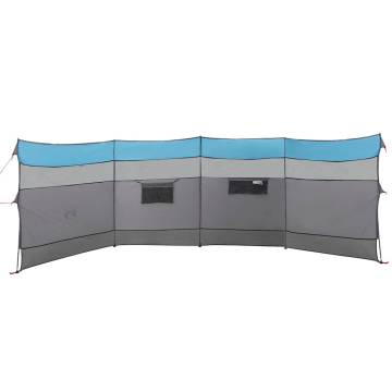 Camping Windbreak Blue 510x153 cm - Waterproof & Portable