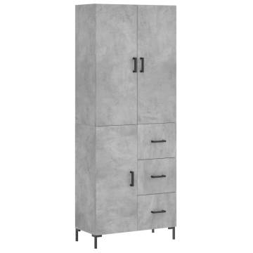 Highboard Concrete Grey | Stylish Storage Solution | HipoMarket