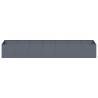 Stylish Anthracite Planter 280x80x40 cm | Durable Steel Design