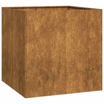 Planter Rusty 80x80x80 cm | Weathering Steel | HipoMarket