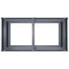 Stylish Anthracite Planter | Cold-Rolled Steel | 80x40x80 cm