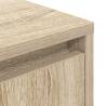 Bedside Cabinet with LED Lights - Sonoma Oak | Hipo Market