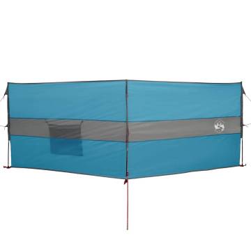 Camping Windbreak Blue 344x120 cm - Waterproof & Portable