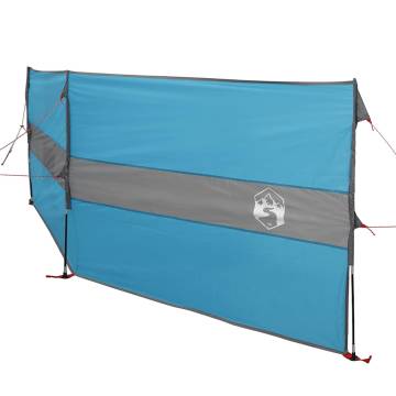 Camping Windbreak Blue 344x120 cm - Waterproof & Portable