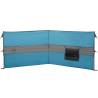 Camping Windbreak Blue 344x120 cm - Waterproof & Portable