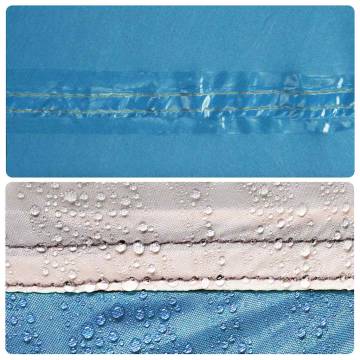 Camping Windbreak Blue 344x120 cm - Waterproof & Portable