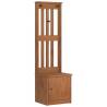 Hall Tree SANDENS - Stylish Solid Wood Pine Storage Bench