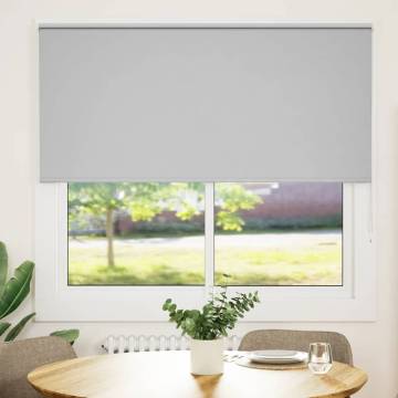 Light Grey Blackout Roller Blind 155x150 cm | Hipomarket