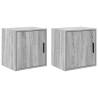  Garage Wall Cabinets 2 pcs Grey Sonoma Engineered Wood Colour grey sonoma Size 40 x 30 x 41 cm Quantity in Package 2 