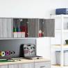 Garage Wall Cabinets - 2 pcs Grey Sonoma Engineered Wood