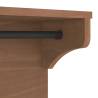 Wall-Mounted Coat Rack SANDNES - Solid Pinewood Elegance