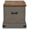 Storage Chest HALDEN Grey - Solid Pine Wood | 91x48x47 cm