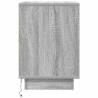 LED Bedside Cabinet - Grey Sonoma | Stylish & Functional