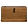 HALDEN Storage Chest - 91x48x47 cm Solid Pine Wood