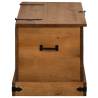 HALDEN Storage Chest - 91x48x47 cm Solid Pine Wood